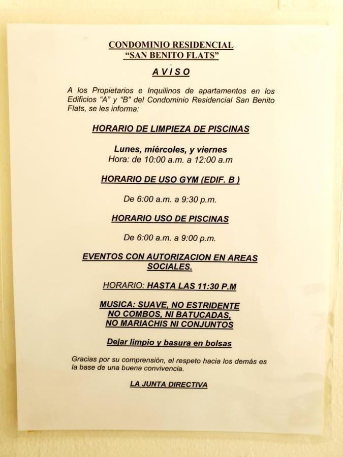 San Benito Flats Wifi 50Mg - 4 Huespedes - Parqueos Daire San Salvador Dış mekan fotoğraf